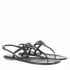Prada Thong Sandal Patent Leather Black Sandale -Pas Cher Fashionette Magasin a0131274 prada 1