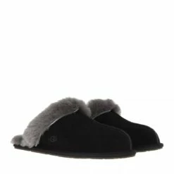 Ugg W Scuffette Ii Black/Grey Pantoufle