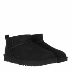 Ugg W Classic Ultra Mini Black Bottes D'hiver