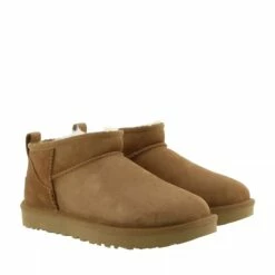 Ugg W Classic Ultra Mini Chestnut Bottes D'hiver