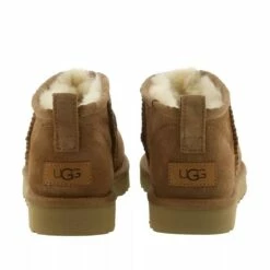 Ugg W Classic Ultra Mini Chestnut Bottes D'hiver -Pas Cher Fashionette Magasin a0135917 ugg 4