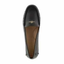 Coach Marley Leather Driver Black Mocassin -Pas Cher Fashionette Magasin a0136244 coach 3