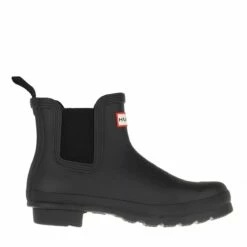 Hunter Womens Original Chelsea Boot Black Botte -Pas Cher Fashionette Magasin a0139355 hunter original 2