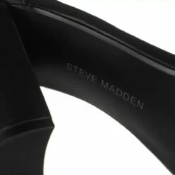 Steve Madden Carrson Sandal Black Leather Sandale -Pas Cher Fashionette Magasin a0142319 steve madden 3