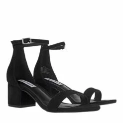 Steve Madden Irenee Sandal Black Suede Sandale