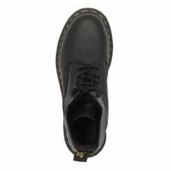 Dr. Martens 8 Eye Boot Black Virginia Bottes à Lacets 8 Dr. Martens 8 Eye Boot Black Virginia Bottes à Lacets -Pas Cher Fashionette Magasin a0143047 dr martens 3