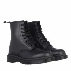 Dr. Martens 1460 Mono Black Smooth Bottes à Lacets