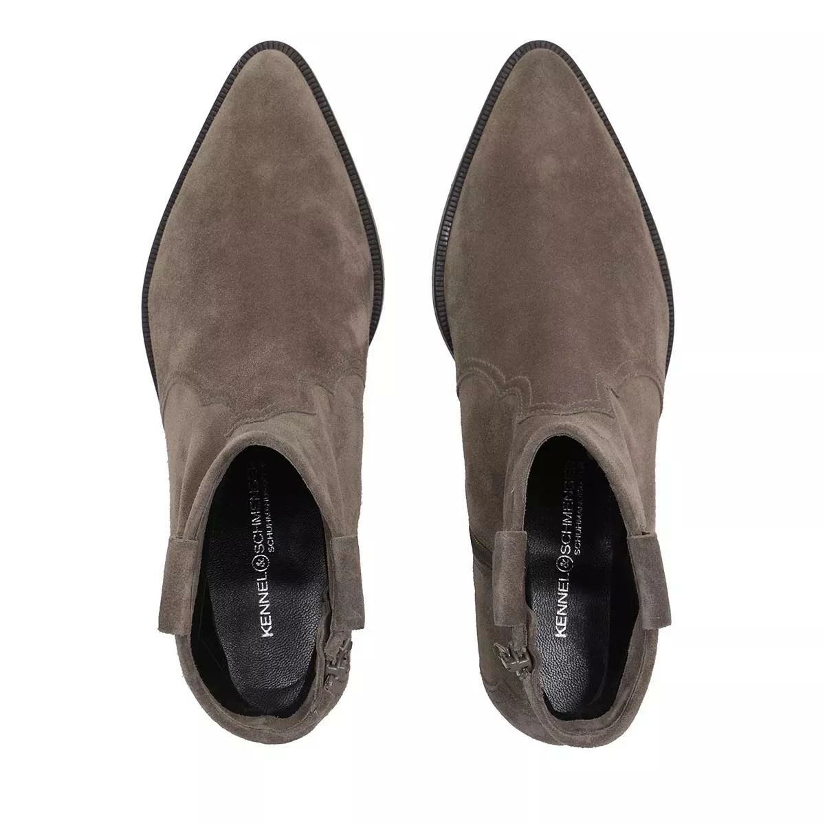 Kennel & Schmenger Eve Ankle Boots Suede Smoke Bottine 4 Kennel & Schmenger Eve Ankle Boots Suede Smoke Bottine – Image 2