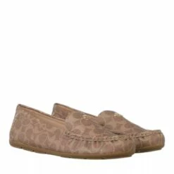 Coach Marley Driver Beige Mocassin