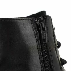 Steve Madden Tornado Ankle Boots Leather Black Bottine -Pas Cher Fashionette Magasin a0149365 steve madden 3 1