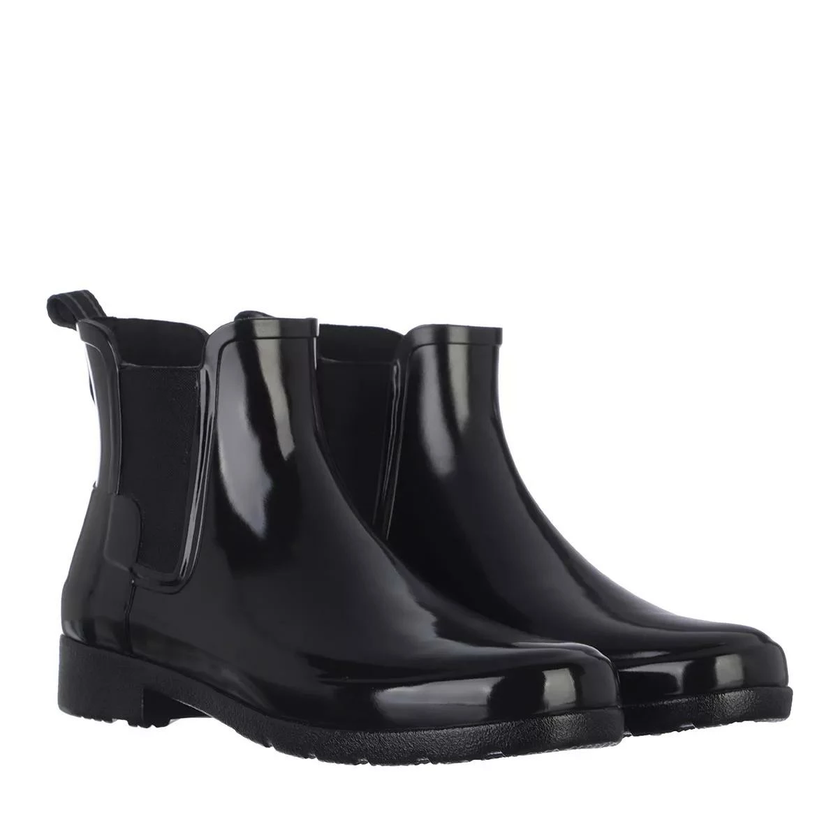 Hunter Womens Refined Chelsea Gloss Black Bottes De Pluie 3 Hunter Womens Refined Chelsea Gloss Black Bottes De Pluie