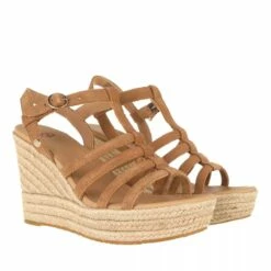 Ugg Cressida Sandal Suede Chestnut Espadrille