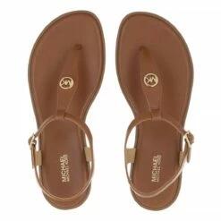 MICHAEL Michael Kors Mallory Thong Luggage Sandale 9 MICHAEL Michael Kors Mallory Thong Luggage Sandale -Pas Cher Fashionette Magasin a0150800 michael kors 04