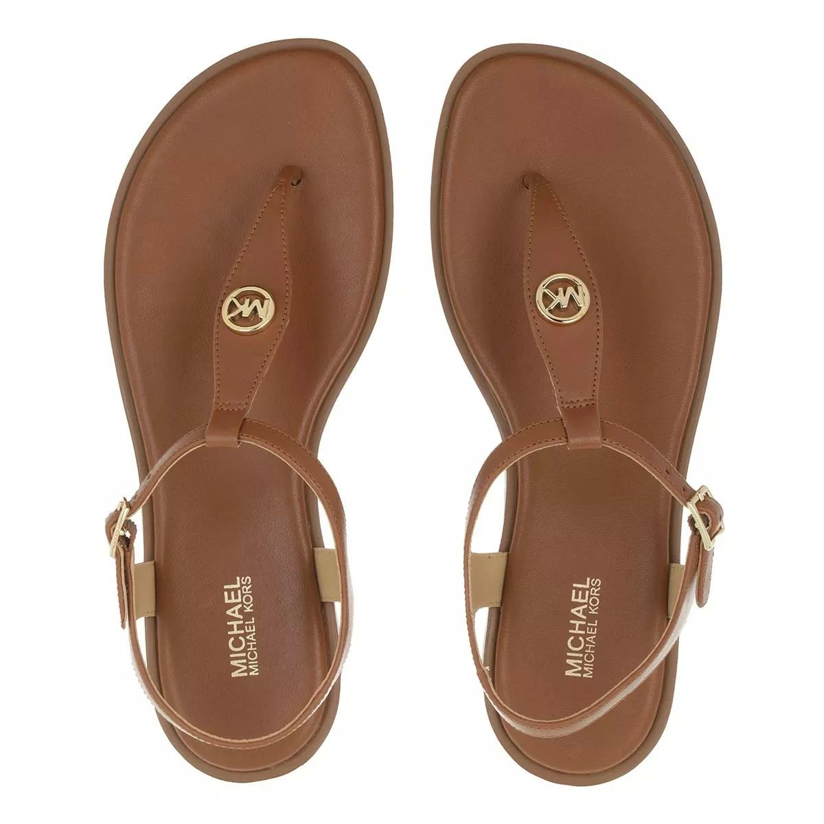 MICHAEL Michael Kors Mallory Thong Luggage Sandale 6 MICHAEL Michael Kors Mallory Thong Luggage Sandale â Image 4