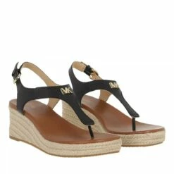 MICHAEL Michael Kors Laney Thong Black Espadrille