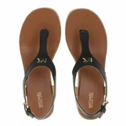 MICHAEL Michael Kors Laney Thong Black Espadrille -Pas Cher Fashionette Magasin a0150803 michael kors 4