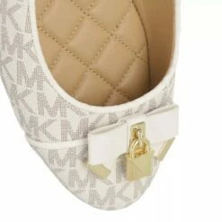 MICHAEL Michael Kors Alice Ballet Vanilla Ballerine -Pas Cher Fashionette Magasin a0150805 michael kors 3