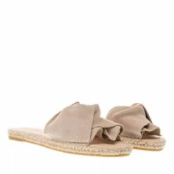 PLAGE BOUCLE VELOUR Beige Claquette