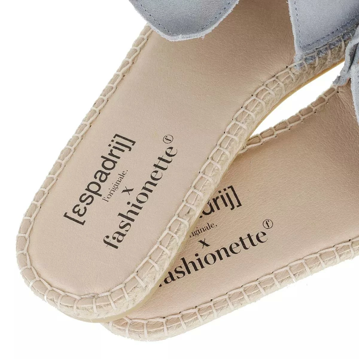 PLAGE BOUCLE VELOUR X Fashionette Bleu Clair Claquette 5 PLAGE BOUCLE VELOUR X Fashionette Bleu Clair Claquette – Image 3