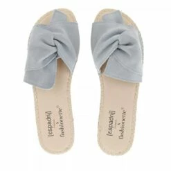 PLAGE BOUCLE VELOUR X Fashionette Bleu Clair Claquette 9 PLAGE BOUCLE VELOUR X Fashionette Bleu Clair Claquette -Pas Cher Fashionette Magasin a0154493 espadrijl originale 4