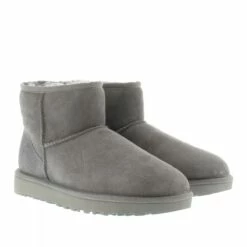 Ugg W Classic Mini Ii Grey Bottes D'hiver