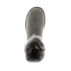 Ugg W Mini Bailey Button Ii Grey Bottes D'hiver -Pas Cher Fashionette Magasin ugg 69645 69416 04 1