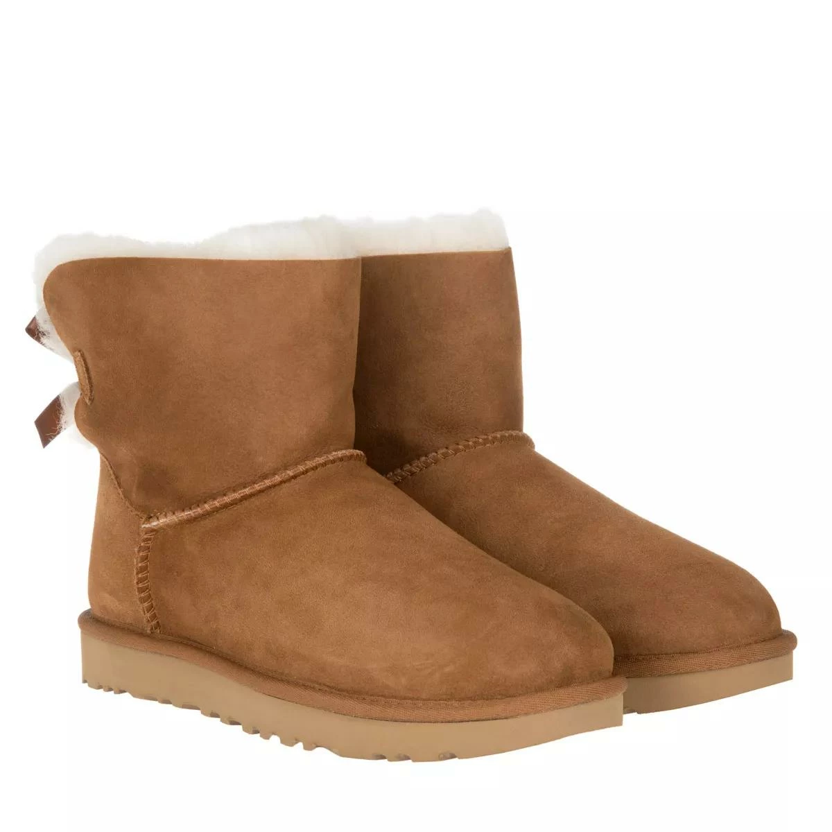 Ugg W Mini Bailey Bow Ii Chestnut Bottes D'hiver 3 Ugg W Mini Bailey Bow Ii Chestnut Bottes D'hiver